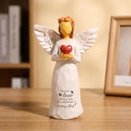 Kohehe Sympathy Gifts for Loss of Loved One, 5.12" Heart Angel Figurine Memorial Gift for Loss of Baby Mom Dad Grandma,Thoughtful Comforting Gifts for Funerals,Memorials, Anniversaries of Loss