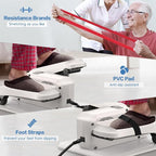 Under Desk Elliptical Machine, Electric Elliptical as Seen on TV for Seniors Adults with 15 Adjustable Speed, Quiet & Portable Electric Seated Pedal Exerciser with Remote Control & 5 Auto Mode