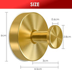 Linwnil Suction Cup Wreath Hanger，Suction Cup Hooks Hanging 10Lbs，Waterproof Suction Cup Wreath Holder for Windows, Shower, Wreaths，Smooth Doors (2, Gold)