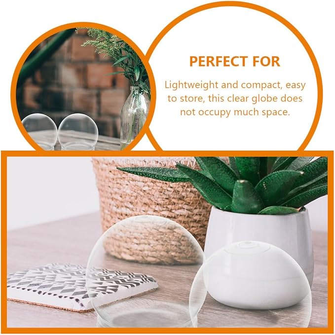 BESTOYARD 15 Pack DIY Clear Plastic Snow Globe Kit with Screw-Off Caps, Refillable Water Globes for Photo Inserts, Classroom Crafts, Teacher, Kids Crafts, Christmas Holiday Decor