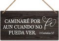 Wooden Sign Room Decorations Spanish Sign Bible Quote Spanish Farmhouse Family Wall Decor Rustic Wood Hanging Wall Art 12 X 6 Inch