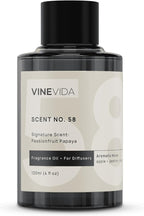 VINEVIDA [4 Fl Oz] Passionfruit Papaya Fragrance Oil for Cold Air Diffusers, Essential Oils for Diffuser Oil Refill & Air Freshener Room Spray