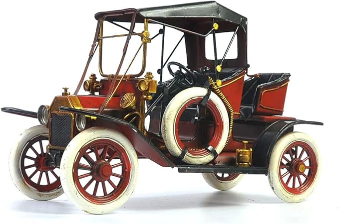 Iron Antique Vintage Car Model Retro Home Decor Collectible Vehicle Hobby Gifts