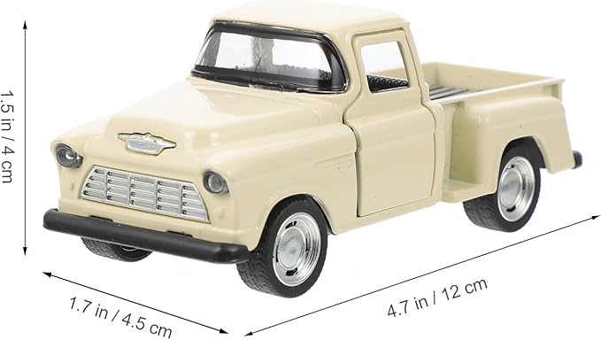 TOYANDONA Small Pickup Truck Model Miniature Car Figurine Kids Toy Gift 4.92In Off-Road Truck for Home Decor Birthday Party Favors Display