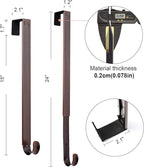 Wreath Hanger Adjustable Door Hanger Wreath Hanger for Front Door 15-24inch,Door Wreath Hook, Hold Up 20lb (Nickle-2 Pack)