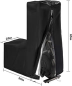 Elliptical Cover 420D Oxford Fabric Gym Dust Cover 55'' x 25'' x 65'' Elliptical Cover Home Elliptical Exercise Machine Cover