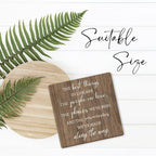5” Motivational Wooden Sign With Metal Support - The Best Things In Life Are The People We Love - Rustic Farmhouse Decor For Kitchen Living Room Bedroom Desk Shelf Decor Inspirational Gifts For Family & Friends - A19