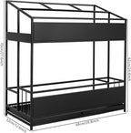 Commercial Metal Umbrella Rack Stand Sturdy Freestanding Umbrella Holder Large Capacity Organizer Suitable For Mall Hotel Office Lobby Corridor Household Entryway Storage Holds 24-46 Umbrella Black