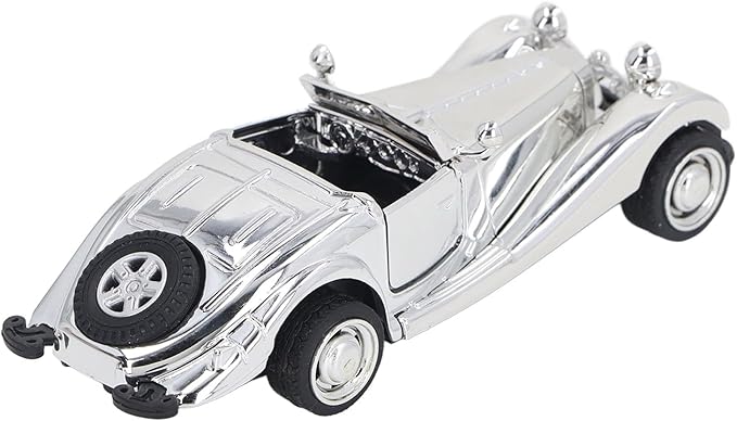 Asixxsix Vintage Car Model, 13x5cm Alloy Metal Antique Die Cast Car Model, Collectible Vehicle Ornament with High Simulation Details for Home Bar Shelf Decor (Style 1)