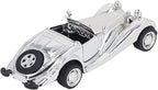 Asixxsix Vintage Car Model, 13x5cm Alloy Metal Antique Die Cast Car Model, Collectible Vehicle Ornament with High Simulation Details for Home Bar Shelf Decor (Style 1)