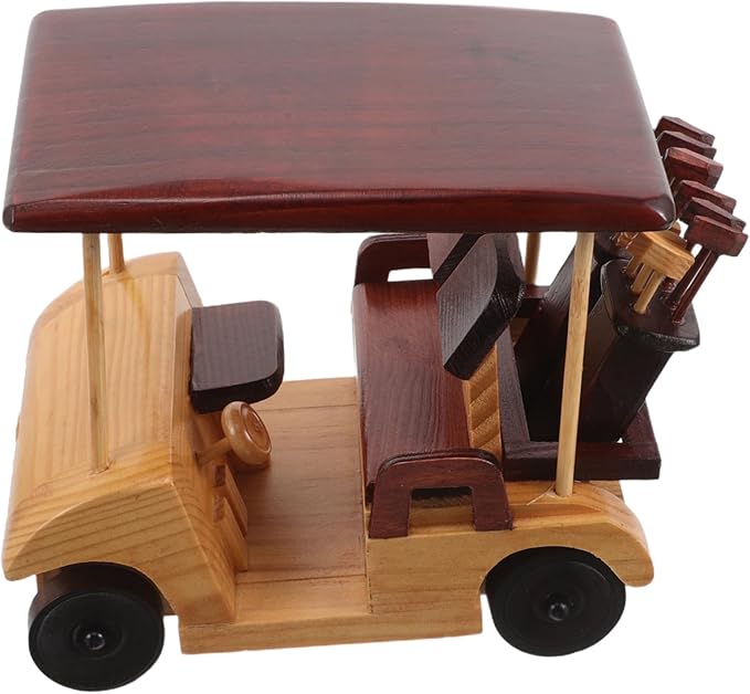 Toddmomy Wooden Antique Car Model Retro Vehicle Figurine for Home Decor Collectible Ornament for Vintage Car Enthusiasts and Auto Lovers
