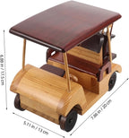 SUPVOX Handmade Vintage Car Sculpture for Home Decoration Unique Antique Vehicle Ornament for Desktop and Bookshelf for Car Lovers
