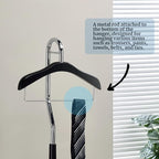 Proman Proudcts Amber Freestanding Valet Stand Coat Rack Organizer for Men and Women with Hanger, Trouser Bar, White