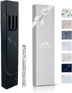 A&S Mezuzot A&S Modern Stone Mezuzah Case Design, Mezuza Cover for Scroll Protection, Easy Peel and Stick Houswarming Gift and Home Blessing