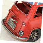 SOLUSTRE Vintage Model Retro Table Decoration Red for Unique Wrought Vehicle Ornament for Collectors and Desk Accessories