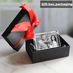 3D Crystal Photo, Personalized Customized Gifts for Mom,Couple,Wife,Women,Men,Baby Great with Your Own Photo,Customized Crystal Photo Frame