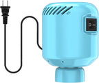 Electric Pump for Vacuum Storage Bags, Portable Vacuum Bag Pump, Electric Vacuum Pump for Storage Bags, Great for Various Vacuum Seal Bags for Clothing,Blankets,Bedding- Blue (No Bags)
