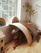 Kinderfeets, Kinderboard, Waldorf Original Wooden Balance Board for Toddlers, Kids, Teens, Adults