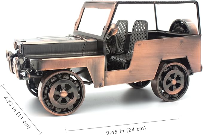 Classic Car Gifts for Men & Women, Handmade Metal Collectible Car for Adults, Vintage Vehicle Decor for Home, Office, Man Cave, Garage