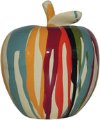Colorful Apple Autumn Decorations, Resin Apple Sculptures, Medieval Modern Coffee Table, Living Room, Kitchen, Funky Home Decor, Womens Gift