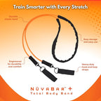 NüvaBar Portable Resistance Band Bar System – Full Body Workout Equipment for Home, Gym, Travel