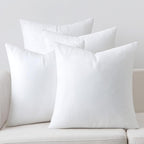 MIULEE Pillow Insert 18x18 Inch Set of 4, Decorative Square Throw Pillow Inserts, Premium Fluffy Pillow Forms Sham Stuffer for Sofa Couch Living Room