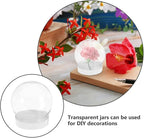 DIY Transparent Candy can Set of 20 Plastic Jars with Lids for Kitchen Storage Multi-Functional Small Containers for Candy Snacks Jewelry and Home Organization