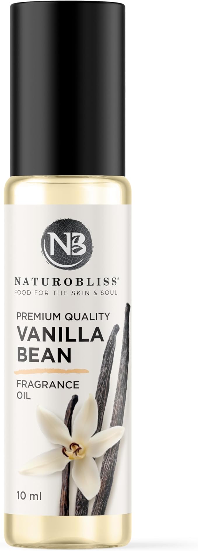 NaturoBliss Vanilla Perfume, Fragrance Oil Roll On 10 ml