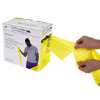 CanDo Perf 100 Low Powder Exercise Band, 100 yard with perforations, Yellow: X-Light