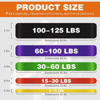 Resistance Bands,Pull Up Bands,Stretching Assist Bands Set for Men & WomenPortable Exercise, Muscle Training,Physical Therapy,Exercise Workout Bands for Working Out