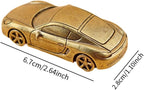 Car Statue Study Brass Artware for Living Room House Warming Gift Decorative