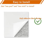 Square Felt Cork Bulletin Board Tiles, Self Adhesive DIY Felt Pin Board for Wall 30" x 20" with 35 Pushpins for Office School Home Wall Decor Stickers Memos Photos Display (Gradual Green)