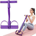 Pedal Resistance Bands with Handle, 8 tube/10 Tube Stretch Bands, Fitness Shaping Yoga Exercise Equipment, Natural Rubber Tension Rope, for Abdominal, Leg, Arm and Back Slimming Training