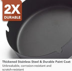 Ashtray with Lid for Outside Patio, 2 Pack Windproof Ash Tray, Black Stainless Steel Smokeless Ashtray for Outdoor Home Office Tabletop Patio Outdoor Balcony, Small