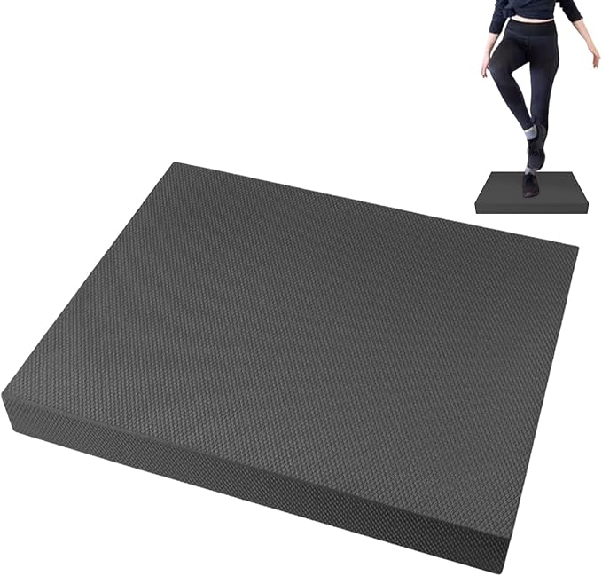 Stability Pad - 50x40cm Soft Thick Stability Mat - Balance Cushion Foam Pads for Exercise | for Women Men Home Gym Floor Yoga Workout Physical Training Stretching