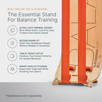 GIBBON SlackBoard Accessories, 3 Options: Slack Board Stand Display Rack, Standing Pole 60” to Assist Balance Training, or 52 Exercise Cards Deck for Fitness Workouts with SlackBoard GiBoard