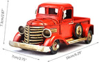 Vintage Truck Tabletop Ornaments Metal Truck Planter Farmhouse Christmas Holiday Decorations Metal Truck Planter