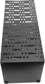 Aramox Metal Umbrella Holder, Powder Coated Umbrella Stand Rack with Removable Drip Tray, 42 X 16.5 X 16.5cm Freestanding Storage Bin for Entryway Canes