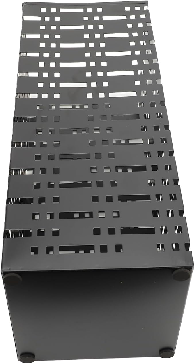 Aramox Metal Umbrella Holder, Powder Coated Umbrella Stand Rack with Removable Drip Tray, 42 X 16.5 X 16.5cm Freestanding Storage Bin for Entryway Canes