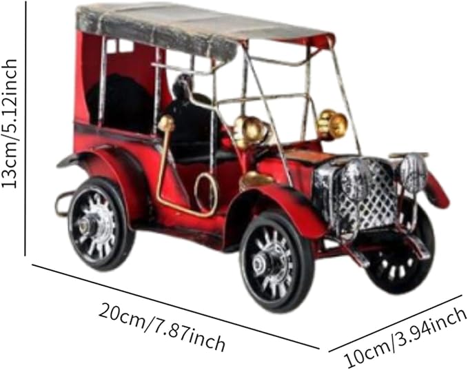 predolo Iron Car Model for Home Decoration and Collectible Display, Red