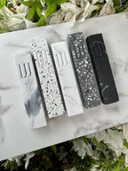A&S Mezuzot A&S Modern Stone Mezuzah Case Design, Mezuza Cover for Scroll Protection, Easy Peel and Stick Houswarming Gift and Home Blessing