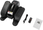 Under Desk Elliptical, 2 in 1 Ellipse Leg Exerciser for Seniors Adults 5Gear Electric Seated Pedal Exerciser W/Anti-Slip Pads Quiet Elliptical Machine with Remote Control for Home
