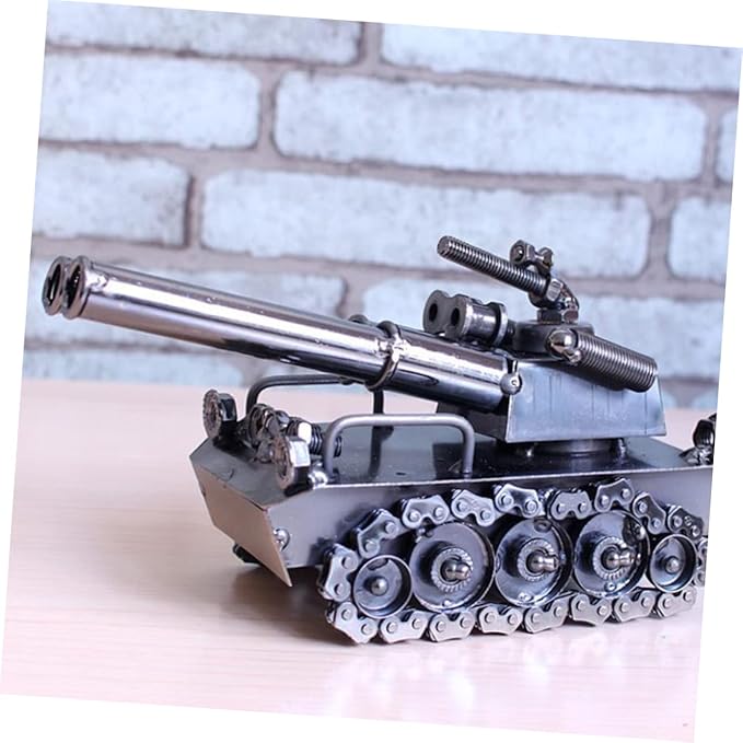 Vehicle Decoration Home Decor Iron Model Tank Model Metal Decorations Metal Vehicle Decoration
