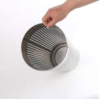 Umbrella Stand Stainless Steel Tubular Metal Perforated for Home Office Hallway - Silver