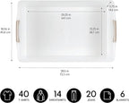 IRIS USA 50 Qt Plastic Under Bed Storage Organizer Bin Container with Secure Lids and Durable Black Buckles, Multi-Purpose for Clothes Shoes Clothing Bedding, Long, Clear