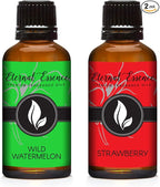Eternal Essence Oils 2 Pack 30ml Premium Fragrance Oil - Strawberry & Wild Watermelon - for Candle, Soap Making, Aromatherapy, Diffusers, Home Care, & Humidifiers