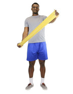 CanDo Low Powder Exercise Band, 6 yard Roll, Tan: XX-Light