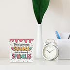 Ice Cream Decor Summer Decor Ice Cream Accessories Summer Decorations Wooden Box Sign for Home Office Farmhouse Table Shelf