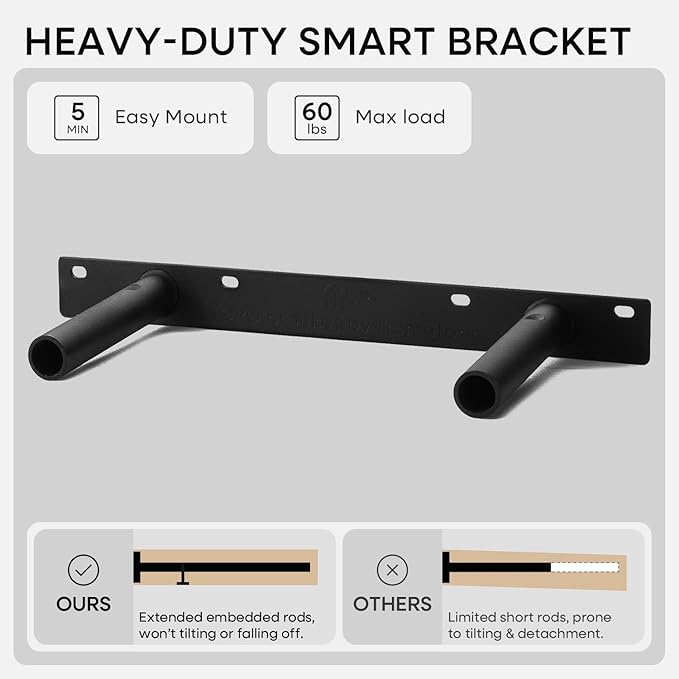 Homeforia 12 inch Golden Oak Floating Shelf, High End Solid Real Wood 12inch Small Floating Shelves for Wall Mounted, Oak Wooden 12in Floating Shelves, Heavy Duty Bracket, 12 X 6.5 X 1.75 in, Set of 4