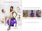 Thickened Explosion-Proof Yoga Ball Edging Yoga mat Set, Yoga Starter kit, Non-Slip Fitness mat, Eight-Piece Suit, Yoga Exercise Professional Set